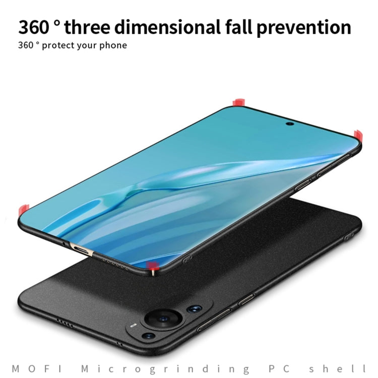 For Huawei P60 Art MOFI Fandun Series Frosted PC Ultra-thin All-inclusive Phone Case(Blue) - Huawei Cases by MOFI | Online Shopping South Africa | PMC TechLife