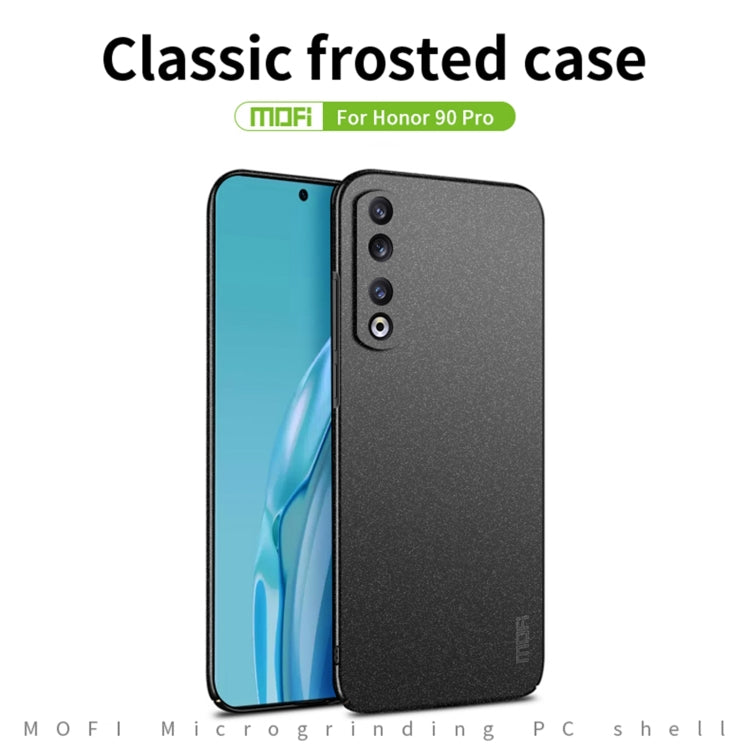 For Honor 90 Pro MOFI Fandun Series Frosted PC Ultra-thin All-inclusive Phone Case(Blue) - Honor Cases by MOFI | Online Shopping South Africa | PMC TechLife | Buy Now Pay Later Mobicred