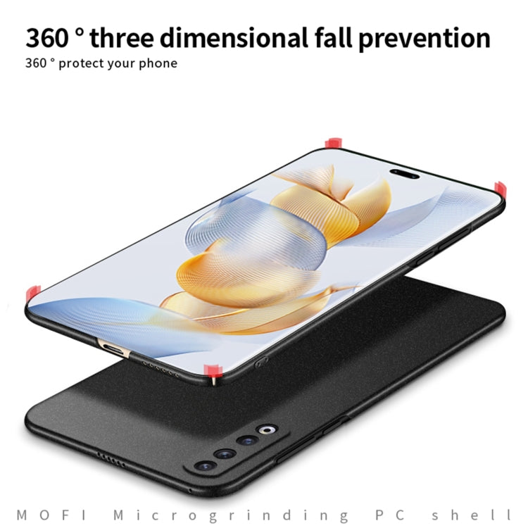 For Honor 90 Pro MOFI Fandun Series Frosted PC Ultra-thin All-inclusive Phone Case(Blue) - Honor Cases by MOFI | Online Shopping South Africa | PMC TechLife | Buy Now Pay Later Mobicred