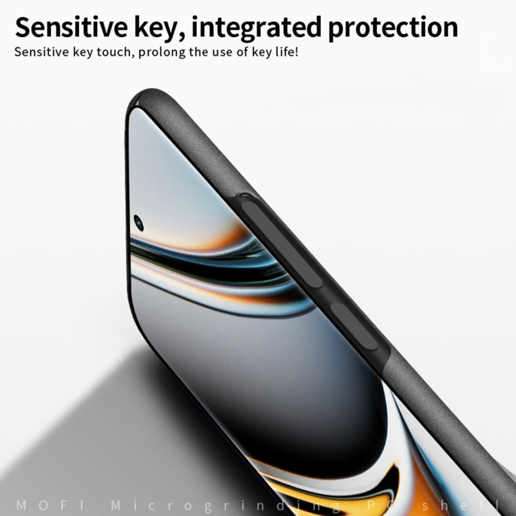 For Realme 11 Pro MOFI Fandun Series Frosted PC Ultra-thin All-inclusive Phone Case(Blue) - Realme Cases by MOFI | Online Shopping South Africa | PMC TechLife