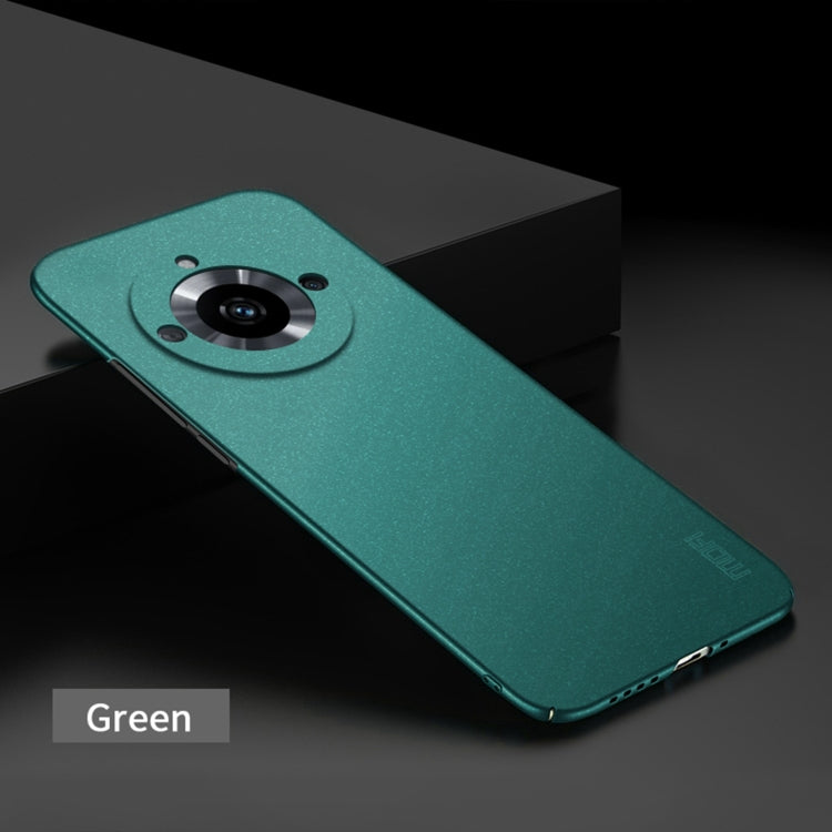 For Realme 11 Pro MOFI Fandun Series Frosted PC Ultra-thin All-inclusive Phone Case(Green) - Realme Cases by MOFI | Online Shopping South Africa | PMC TechLife