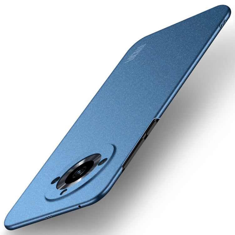 For Realme 11 Pro+ MOFI Fandun Series Frosted PC Ultra-thin All-inclusive Phone Case(Blue) - Realme Cases by MOFI | Online Shopping South Africa | PMC TechLife