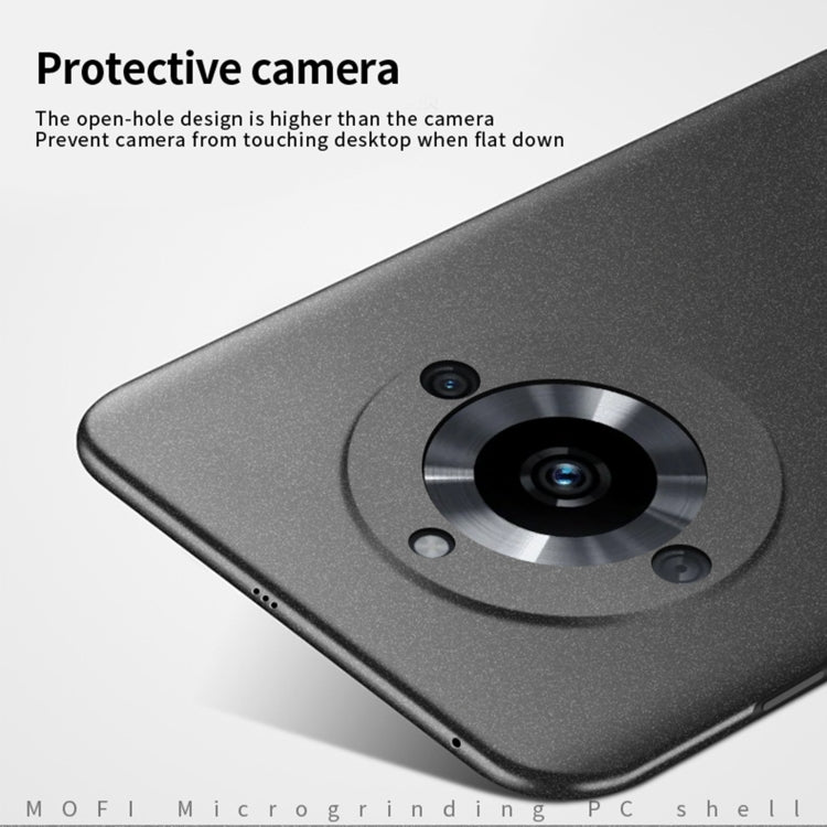 For Realme 11 Pro+ MOFI Fandun Series Frosted PC Ultra-thin All-inclusive Phone Case(Blue) - Realme Cases by MOFI | Online Shopping South Africa | PMC TechLife