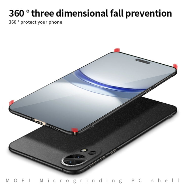 For Huawei nova 12 Pro / 12 Ultra MOFI Fandun Series Frosted PC Ultra-thin All-inclusive Phone Case(Blue) - Huawei Cases by MOFI | Online Shopping South Africa | PMC TechLife | Buy Now Pay Later Mobicred