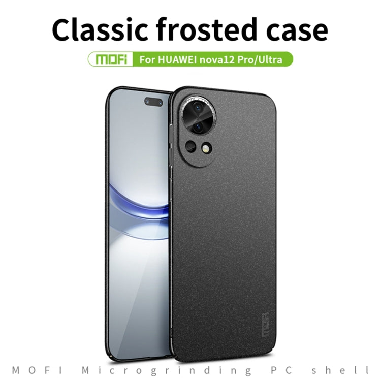 For Huawei nova 12 Pro / 12 Ultra MOFI Fandun Series Frosted PC Ultra-thin All-inclusive Phone Case(Red) - free shipping - PMC TechLife - Order now!