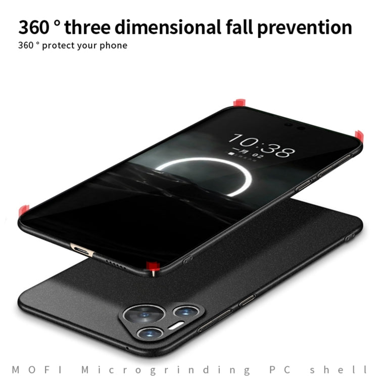 For Huawei P70 Pro MOFI Fandun Series Frosted PC Ultra-thin All-inclusive Phone Case(Blue) - Huawei Cases by MOFI | Online Shopping South Africa | PMC TechLife