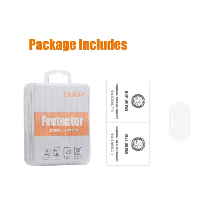 For iPhone 17 ENKAY Hat-Prince 9H Rear Camera Lens Tempered Glass Film - iPhone 17 Tempered Glass by ENKAY | Online Shopping South Africa | PMC TechLife | Buy Now Pay Later Mobicred