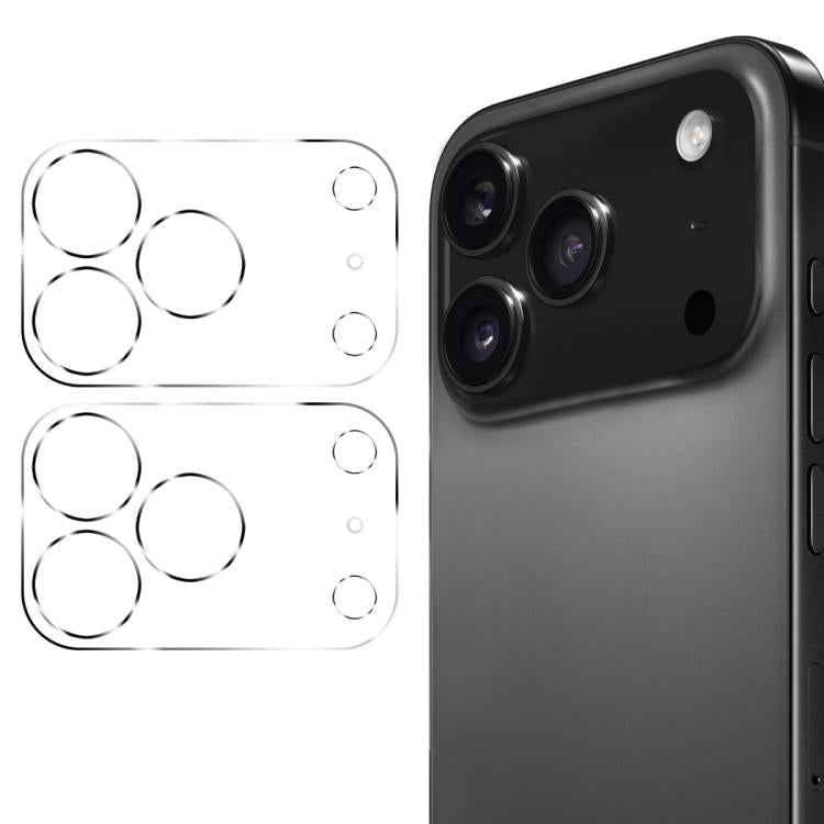 For iPhone 17 Pro 2pcs ENKAY Hat-Prince 9H Rear Camera Lens Tempered Glass Film - iPhone 17 Pro Tempered Glass by ENKAY | Online Shopping South Africa | PMC TechLife | Buy Now Pay Later Mobicred