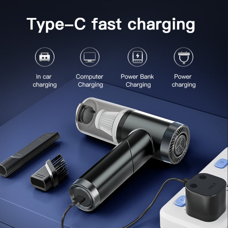 Q108 Cleaner Powerful Portable Wireless Car & Home Dual-use Hand Mini Vacuum Cleaner(Black) - Vacuum Cleaner by PMC TechLife | Online Shopping South Africa | PMC TechLife | Buy Now Pay Later Mobicred