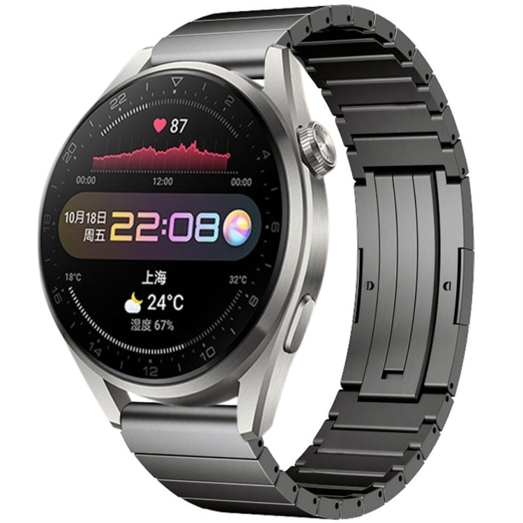 For Huawei Watch 3 Pro One Bead Titanium Alloy Watch Band(Gray) - Watch Bands by PMC TechLife | Online Shopping South Africa | PMC TechLife