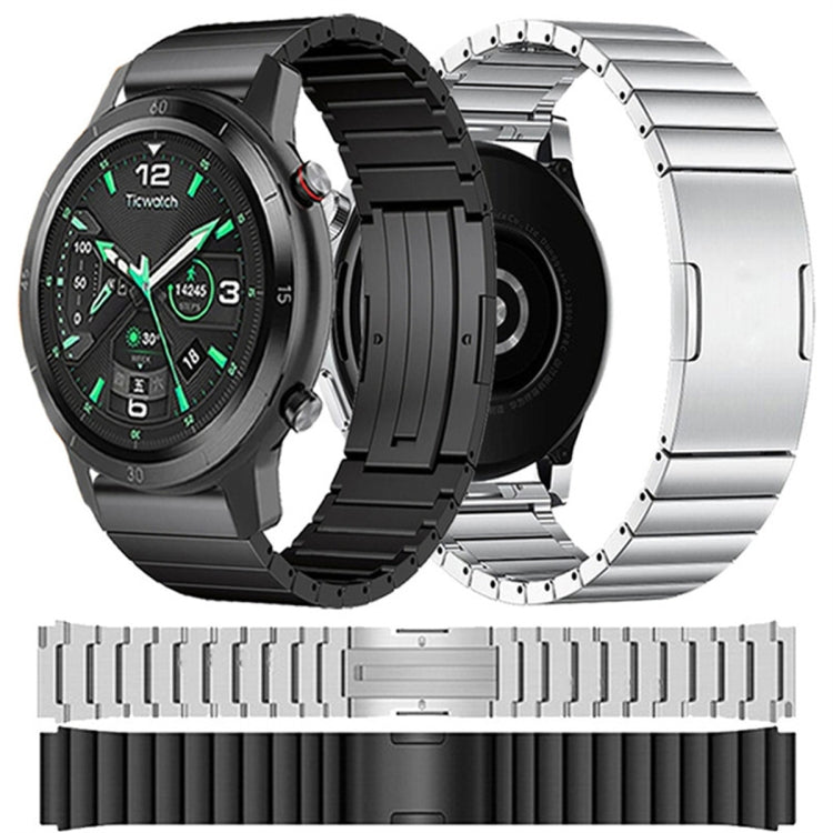For Samsung Gear S3 Frontier One Bead Titanium Alloy Watch Band(Black) - Watch Bands by PMC TechLife | Online Shopping South Africa | PMC TechLife
