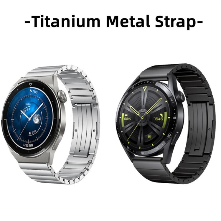For Samsung Galaxy Watch 42mm One Bead Titanium Alloy Watch Band(Gray) - Watch Bands by PMC TechLife | Online Shopping South Africa | PMC TechLife