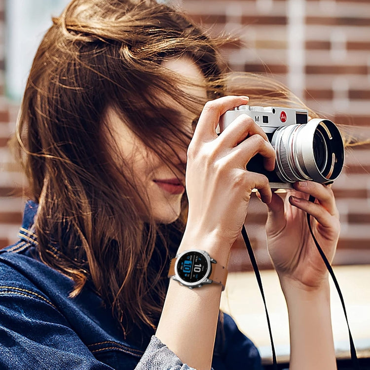 For Garmin Epix Pro 51mm Leather Textured 26mm Watch Band(Black) - Watch Bands by PMC TechLife | Online Shopping South Africa | PMC TechLife | Buy Now Pay Later Mobicred