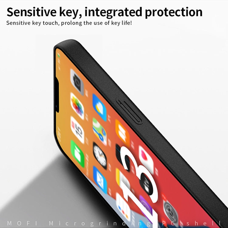 For iPhone 15 MOFI Fandun Series Frosted PC Ultra-thin All-inclusive Phone Case(Black) - iPhone 15 Cases by MOFI | Online Shopping South Africa | PMC TechLife | Buy Now Pay Later Mobicred