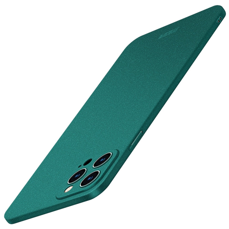 For iPhone 15 Pro MOFI Fandun Series Frosted PC Ultra-thin All-inclusive Phone Case(Green) - iPhone 15 Pro Cases by MOFI | Online Shopping South Africa | PMC TechLife | Buy Now Pay Later Mobicred