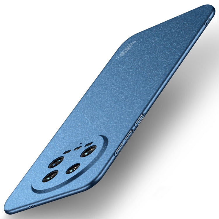 For Xiaomi 14 Ultra MOFI Fandun Series Frosted PC Ultra-thin All-inclusive Phone Case(Blue) - 14 Ultra Cases by MOFI | Online Shopping South Africa | PMC TechLife