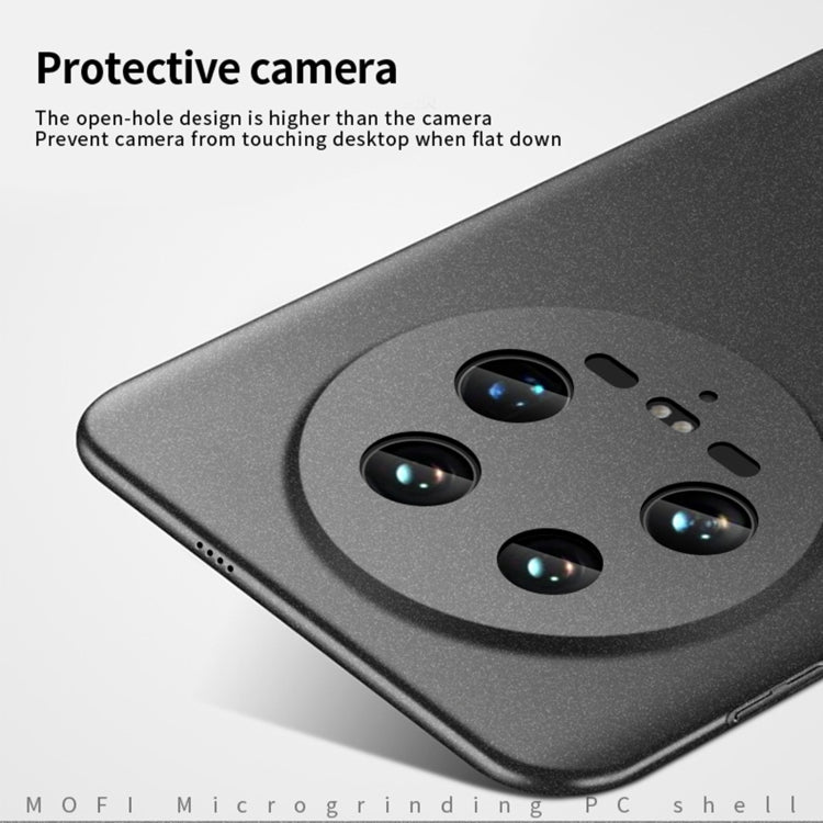 For Xiaomi 14 Ultra MOFI Fandun Series Frosted PC Ultra-thin All-inclusive Phone Case(Green) - 14 Ultra Cases by MOFI | Online Shopping South Africa | PMC TechLife | Buy Now Pay Later Mobicred