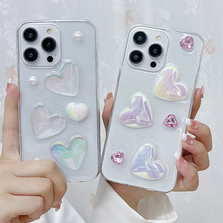 For iPhone 13 Love Epoxy TPU Phone Case(Transparent) - free shipping - PMC TechLife - Order now!