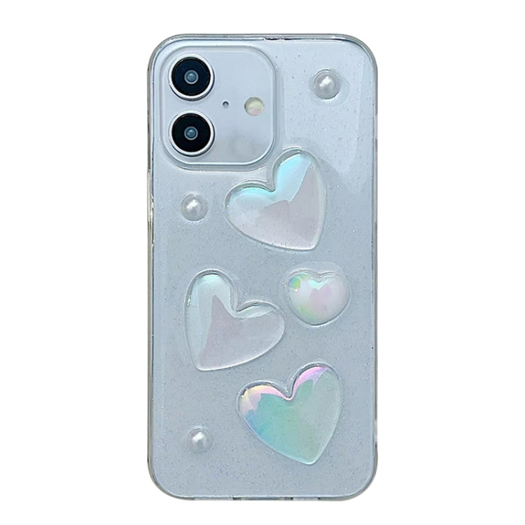 For iPhone 16 Plus Love Epoxy TPU Phone Case(Transparent) - iPhone 16 Plus Cases by PMC TechLife | Online Shopping South Africa | PMC TechLife | Buy Now Pay Later Mobicred