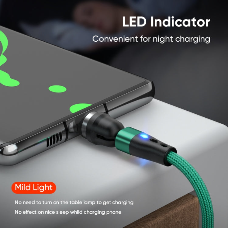 ENKAY PD60W Type-C to Type-C / 8 Pin Magnetic 540 Degrees Rotating Fast Charging Cable, Length:1m(Black) - free shipping - PMC Jewellery - Order now!
