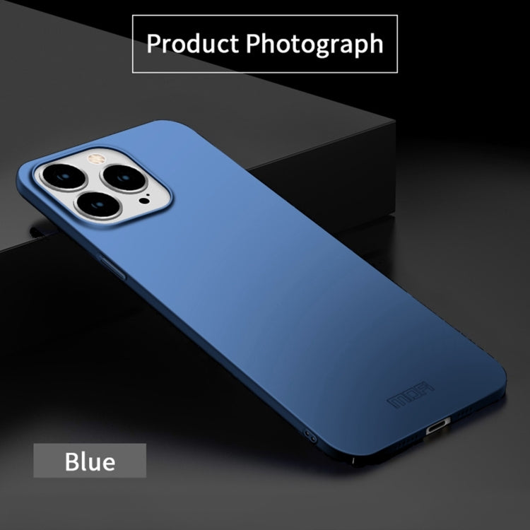For iPhone 15 Pro Max MOFI Frosted PC Ultra-thin Hard Phone Case(Blue) - free shipping - PMC TechLife - Order now!