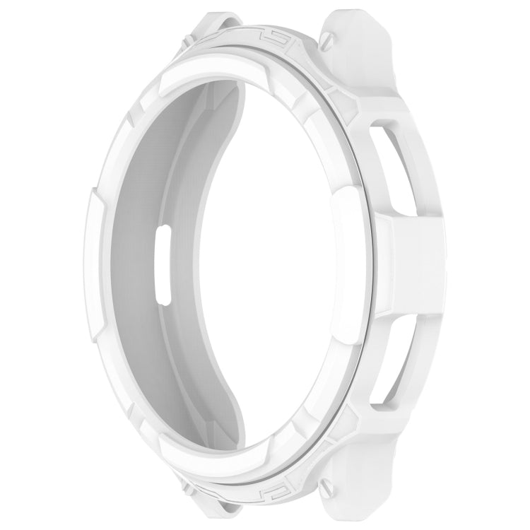 For Samsung Galaxy Watch 6 Classic 43mm Rotating Ring  + TPU Armor Watch Protective Case(White) - free shipping - PMC TechLife - Order now!