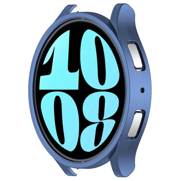 For Samsung Galaxy Watch 6 40mm Half Coverage Hollow PC Watch Protective Case(Blue) - Watch Cases by PMC TechLife | Online Shopping South Africa | PMC TechLife