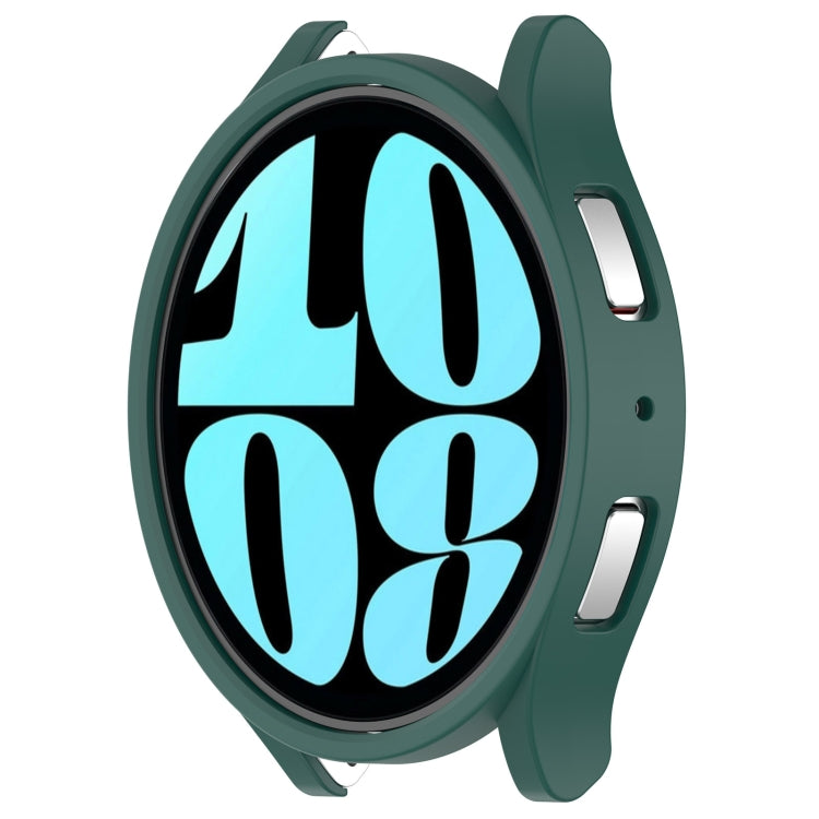 For Samsung Galaxy Watch 6 40mm Half Coverage Hollow PC Watch Protective Case(Green) - Watch Cases by PMC TechLife | Online Shopping South Africa | PMC TechLife