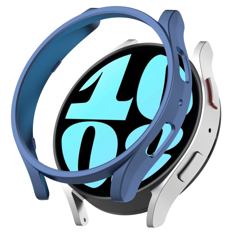 For Samsung Galaxy Watch 6 44mm Half Coverage Hollow PC Watch Protective Case(Midnight Blue) - Watch Cases by PMC TechLife | Online Shopping South Africa | PMC TechLife