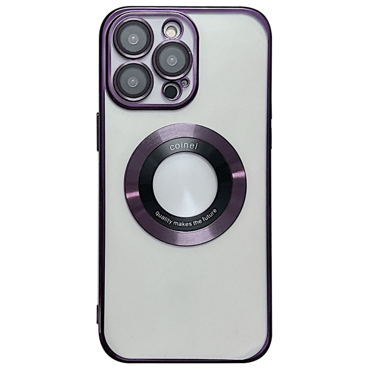 For iPhone 13 Pro Max Magsafe Electroplating TPU Phone Case(Purple) - iPhone 13 Pro Max Cases by PMC TechLife | Online Shopping South Africa | PMC TechLife