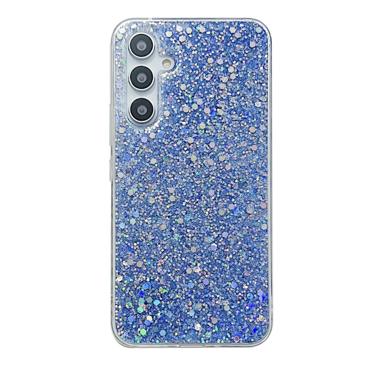 For Samsung Galaxy S24+ 5G Glitter Sequins Epoxy TPU Phone Case(Blue) - Galaxy S24+ 5G Cases by PMC TechLife | Online Shopping South Africa | PMC TechLife | Buy Now Pay Later Mobicred