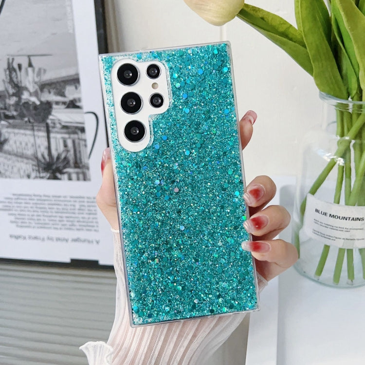 For Samsung Galaxy S24+ 5G Glitter Sequins Epoxy TPU Phone Case(Green) - free shipping - PMC TechLife - Order now!
