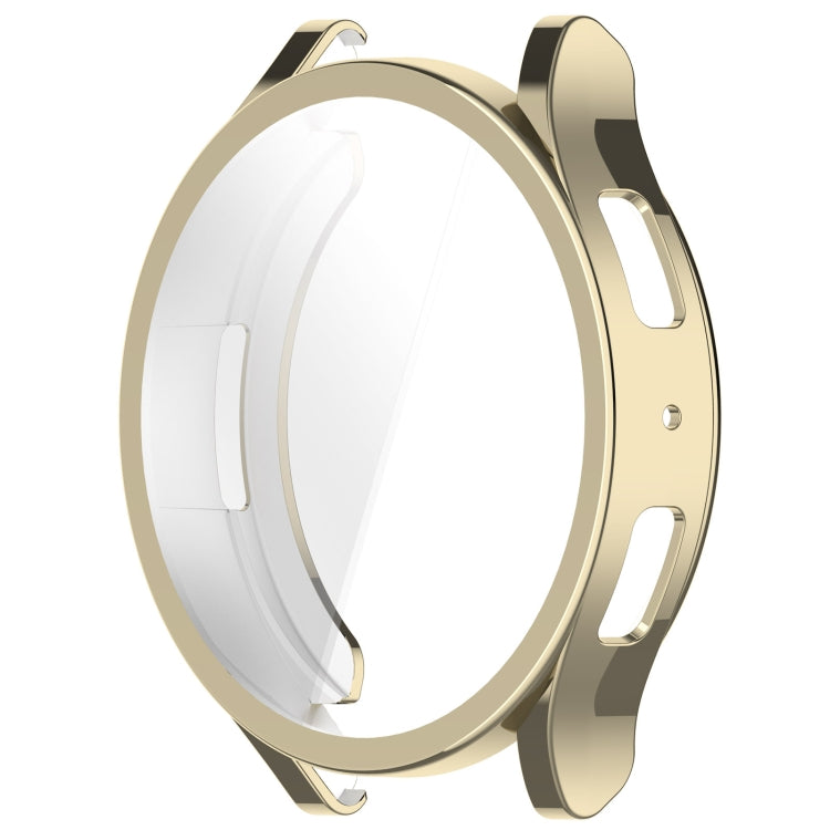 For Samsung Galaxy Watch6 44mm Full Coverage TPU Electroplated Watch Protective Case(Gold) - Watch Cases by PMC TechLife | Online Shopping South Africa | PMC TechLife
