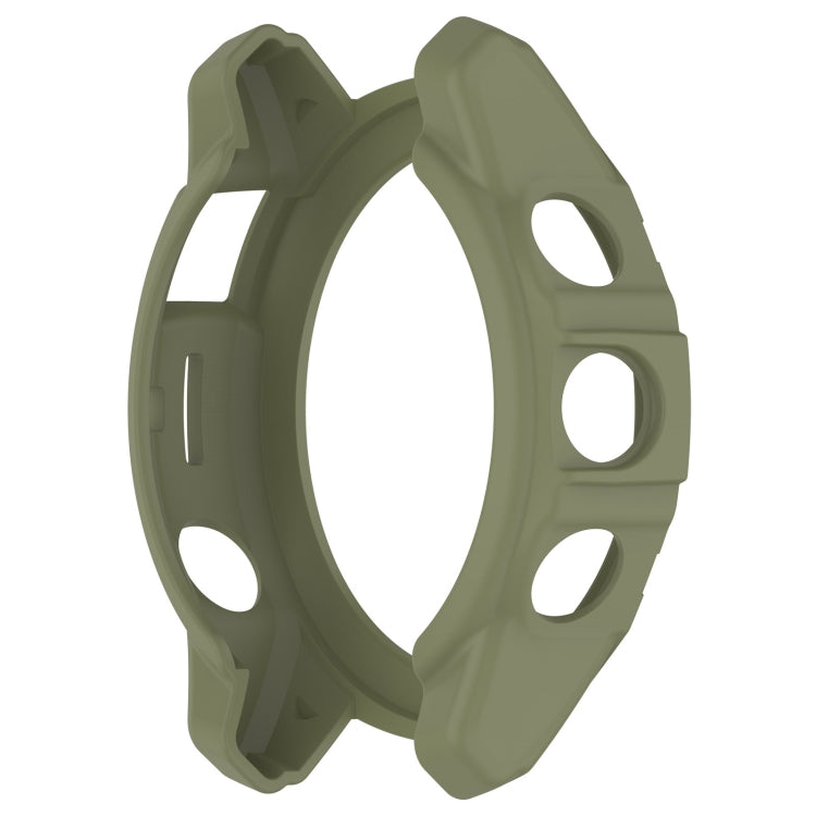 For Garmin Epix Pro / Epix Pro Gen 2 51mm / Fenix 7X / 7X Pro Armored TPU Half Wrapped Watch Protective Case(Green) - Watch Cases by PMC TechLife | Online Shopping South Africa | PMC TechLife | Buy Now Pay Later Mobicred