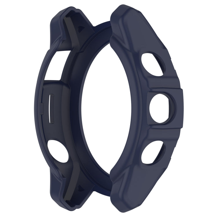 For Garmin Epix Pro 51mm / Fenix 7X / 7X Pro Armored TPU Half Wrapped Watch Protective Case(Blue) - Watch Cases by PMC TechLife | Online Shopping South Africa | PMC TechLife