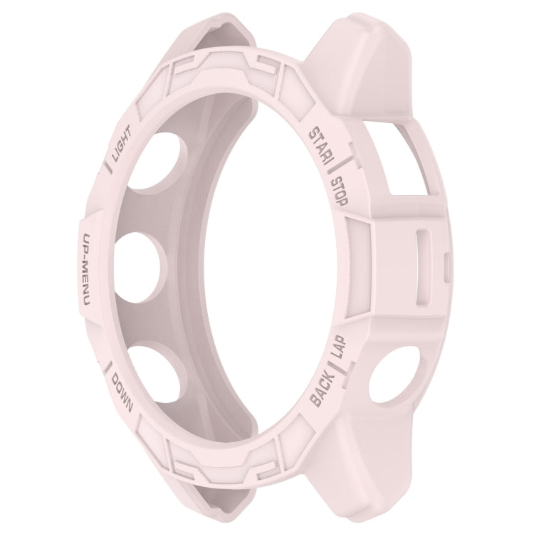 For Garmin Epix Pro 51mm / Fenix 7X / 7X Pro Armored TPU Half Wrapped Watch Protective Case(Pink) - Watch Cases by PMC TechLife | Online Shopping South Africa | PMC TechLife