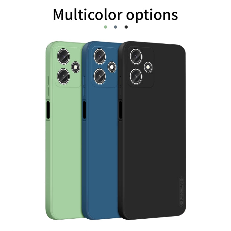 For Xiaomi Redmi 12 5G / Poco M6 Pro PINWUYO Sense Series Liquid Silicone TPU Phone Case(Green) - Xiaomi Cases by PINWUYO | Online Shopping South Africa | PMC TechLife | Buy Now Pay Later Mobicred