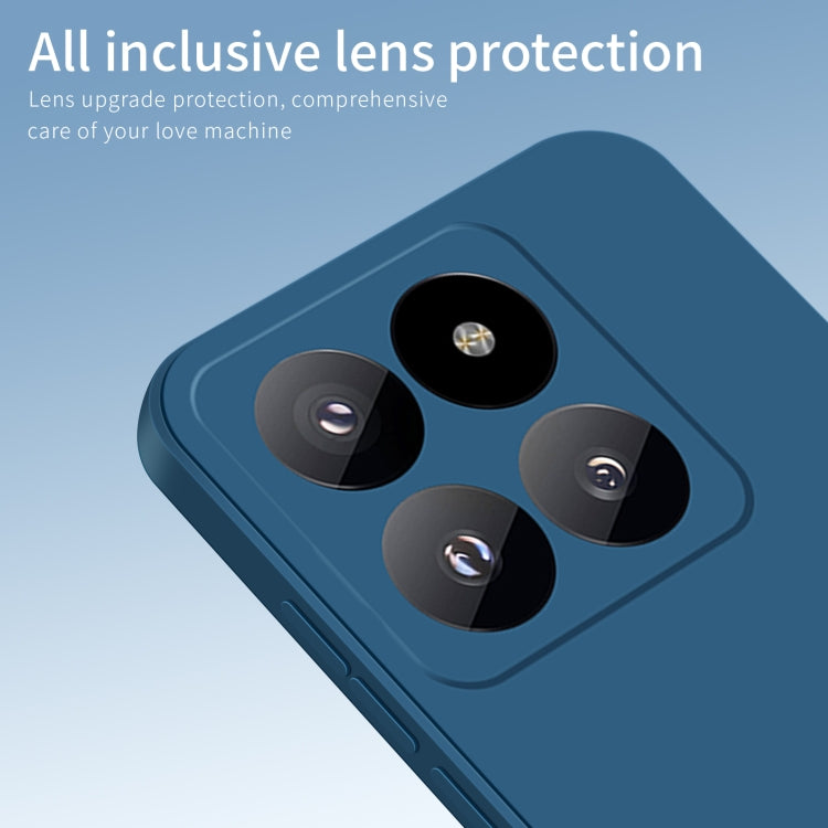 For Xiaomi 14 Pro PINWUYO Sense Series Liquid Silicone TPU Phone Case(Blue) - free shipping - PMC Jewellery - Order now!
