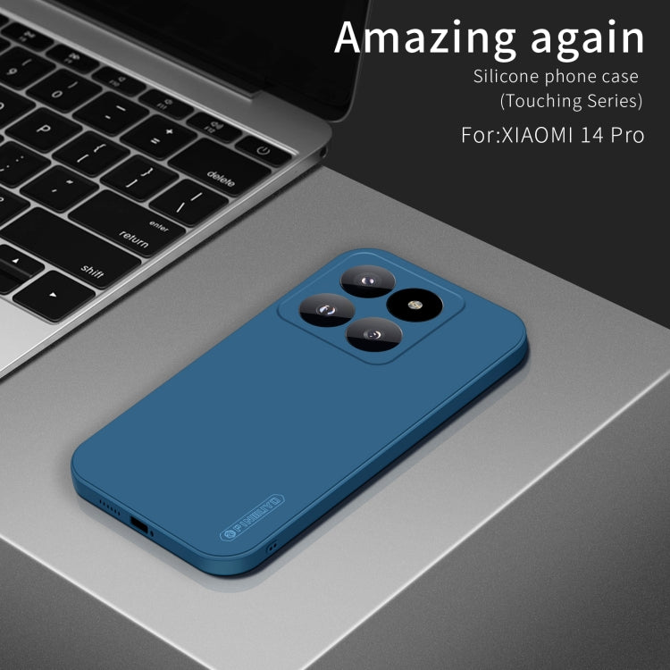 For Xiaomi 14 Pro PINWUYO Sense Series Liquid Silicone TPU Phone Case(Green) - free shipping - PMC Jewellery - Order now!