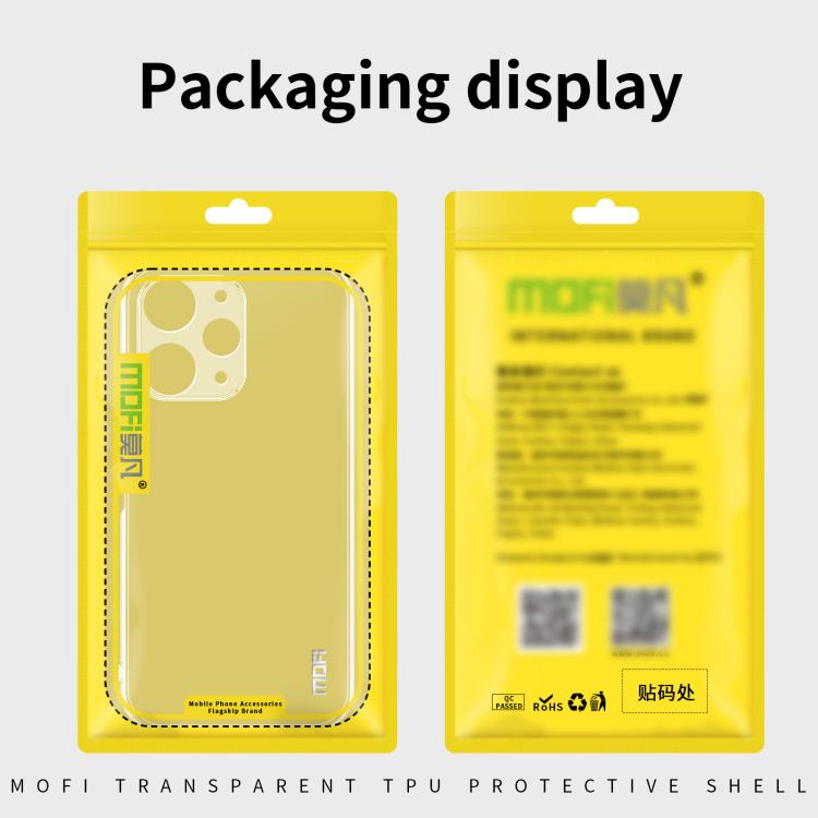 For Xiaomi Redmi Note 13 5G MOFI Ming Series Ultra-thin TPU Phone Case(Transparent) - free shipping - PMC TechLife - Order now!