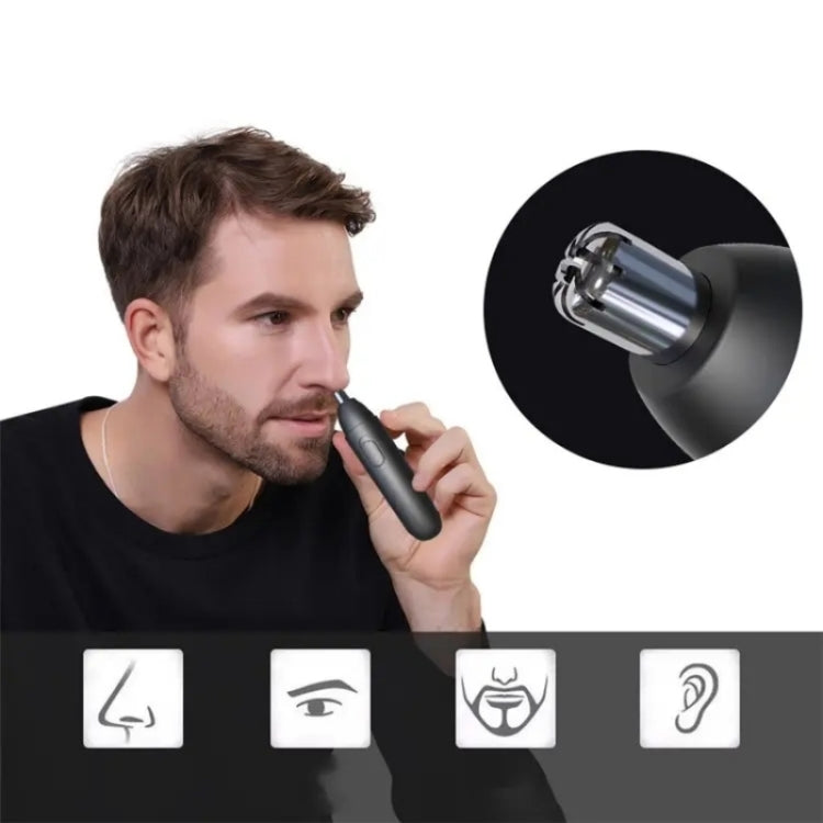 GT-2220A Portable Electric USB Rechargeable Nose Hair Trimmer(White) - Electric Shavers by PMC TechLife | Online Shopping South Africa | PMC TechLife | Buy Now Pay Later Mobicred