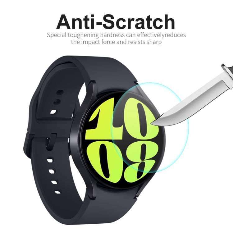For Samsung Galaxy Watch6 44mm 2pcs ENKAY 0.2mm 9H Tempered Glass Screen Protector Watch Film - Screen Protector by ENKAY | Online Shopping South Africa | PMC TechLife