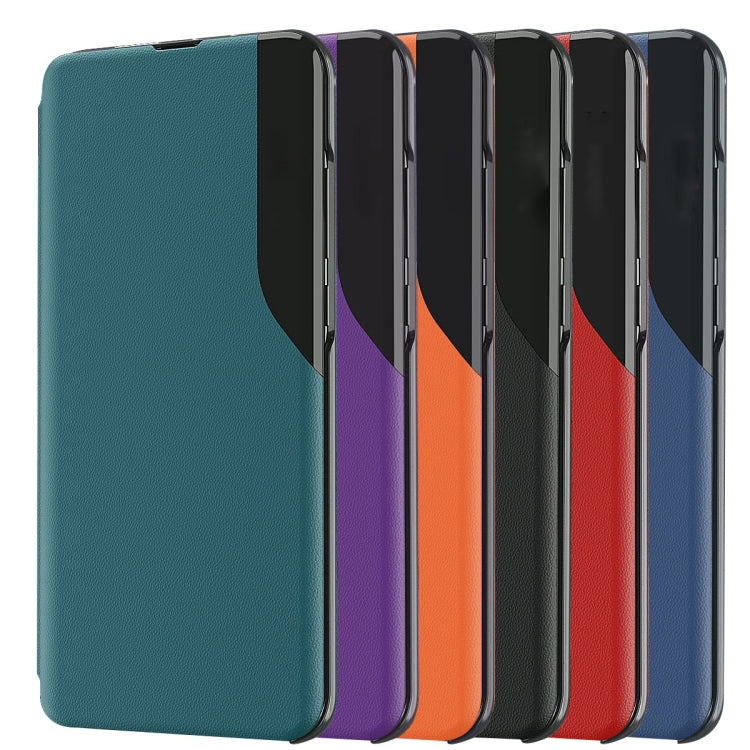 For Samsung Galaxy S25+ 5G Attraction Flip Holder Leather Phone Case(Indigo) - free shipping - PMC Jewellery - Order now!