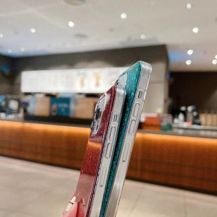 For iPhone 16 Plus Glitter Sequins Epoxy TPU Phone Case(Purple) - iPhone 16 Plus Cases by PMC TechLife | Online Shopping South Africa | PMC TechLife | Buy Now Pay Later Mobicred