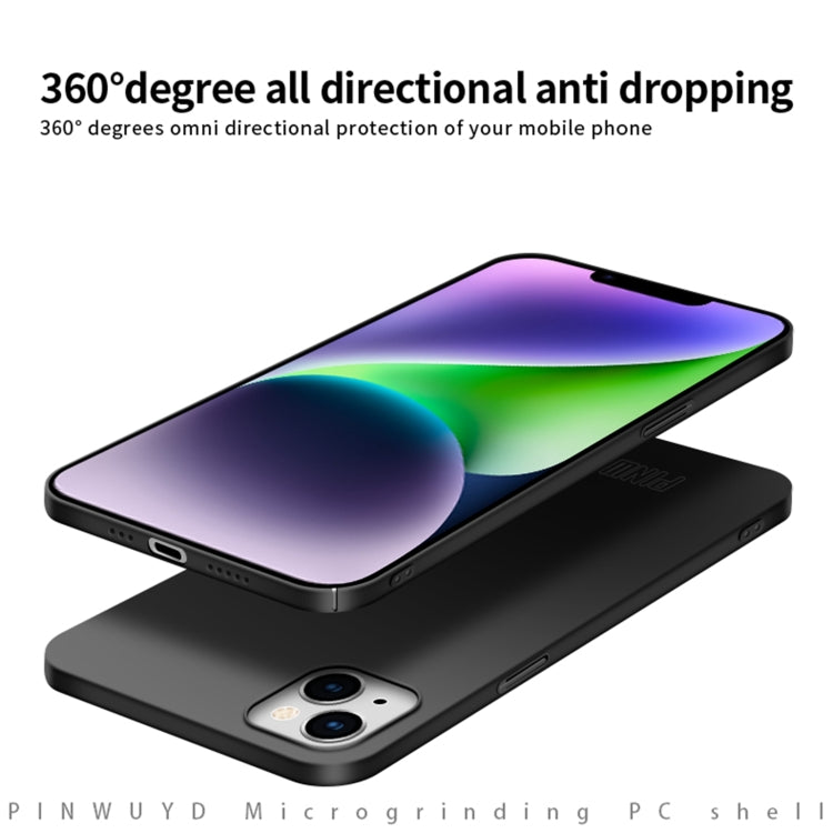 For iPhone 15 PINWUYO Micro-Frosted PC Ultra-thin Hard Phone Case with Magsafe Magnetic Ring(Rose Gold) - iPhone 15 Cases by PINWUYO | Online Shopping South Africa | PMC TechLife | Buy Now Pay Later Mobicred