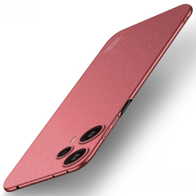 For Xiaomi Redmi Note 12 Turbo /Poco F5 5G MOFI Fandun Series Frosted PC Ultra-thin All-inclusive Phone Case(Red) - Xiaomi Cases by MOFI | Online Shopping South Africa | PMC TechLife