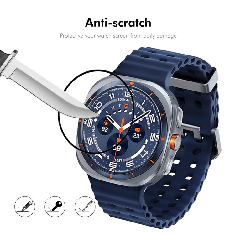 For Samsung Galaxy Watch Ultra 47mm / Ultra 2025 2pcs ENKAY 3D Full Coverage Soft PC Edge PMMA HD Screen Film - free shipping - PMC TechLife - Order now!