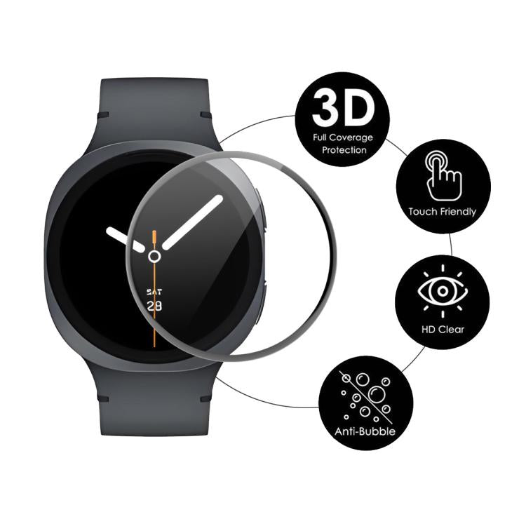 For Samsung Galaxy Watch8 40mm 5pcs ENKAY 3D Full Coverage Soft PC Edge PMMA HD Screen Film - free shipping - PMC TechLife - Order now!