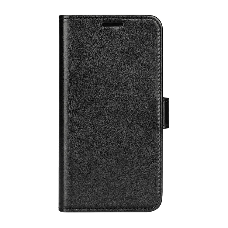 For Realme 12 5G R64 Texture Horizontal Flip Leather Phone Case(Black) - Realme Cases by PMC TechLife | Online Shopping South Africa | PMC TechLife | Buy Now Pay Later Mobicred