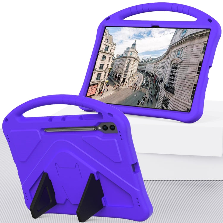 For Samsung Galaxy Tab S9 Ultra EVA Shockproof Tablet Case with Holder(Purple) - free shipping - PMC Jewellery - Order now!